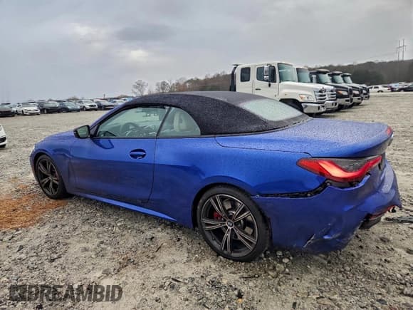 ✅ 2022 BMW 4 Series 430i • VIN: WBA23AT00NCJ35998 • Lot: 93921835. Listed on Copart with 44,022 mi. Free auction sales archive from the USA and detailed vehicle history report at DreamBid. Image 2.