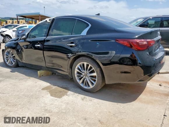 ✅ 2020 Infiniti Q50 Luxe • VIN: JN1EV7AP6LM203678 • Lot: 56122165. Listed on Copart with 50,879 mi. Free auction sales archive from the USA and detailed vehicle history report at DreamBid. Image 2.
