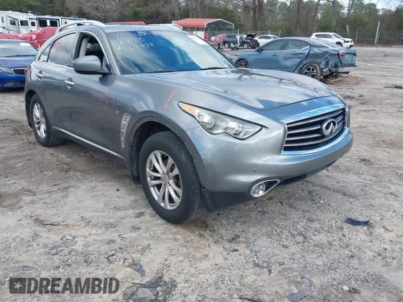 ✅ 2015 Infiniti QX70 • VIN: JN8CS1MWXFM480906 • Лот: 41177811. Опубликован ранее на IAAI с пробегом 176 527 миль. Бесплатный доступ к архиву аукционных продаж из США и подробный отчёт об истории автомобиля на DreamBid. Изображение 1.
