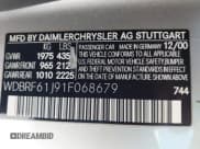 ✅ 2001 Mercedes-Benz C 230/260/280/320 • VIN: WDBRF61J91F068679 • Lot: 42620453. Wystawiony na IAAI z przebiegiem 183 522 mil. Bezpłatny archiwum sprzedaży aukcyjnych z USA i szczegółowy raport historii pojazdu na DreamBid. Zdjęcie 9.