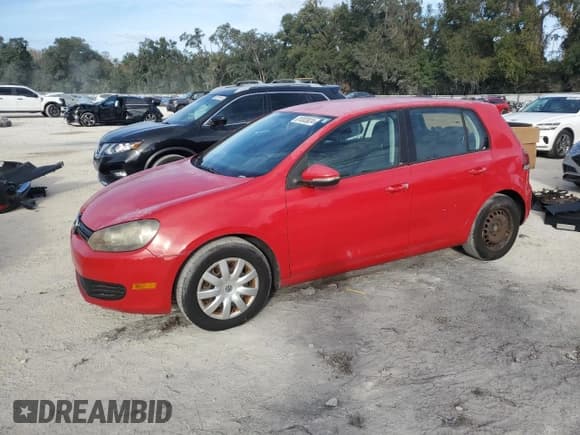 ✅ 2010 Volkswagen Golf • VIN: WVWDA7AJ7AW100254 • Lot: 81003824. Listed on Copart with 145,500 mi. Free auction sales archive from the USA and detailed vehicle history report at DreamBid. Image 1.