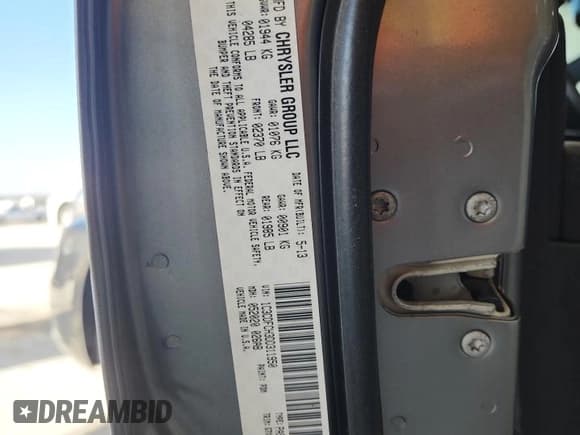 ✅ 2013 Dodge Dart Limited • VIN: 1C3CDFCH3DD311950 • Lot: 92488965. Listed on Copart with 85,285 mi. Free auction sales archive from the USA and detailed vehicle history report at DreamBid. Image 12.