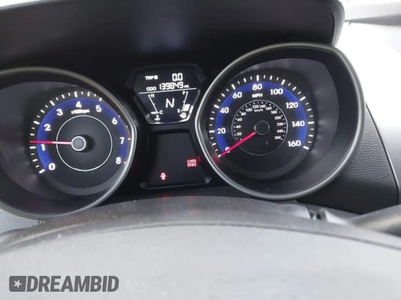 ✅ 2013 Hyundai Elantra GLS • VIN: 5NPDH4AE3DH287466 • Lot: 43649862. Listed on IAAI with 139,849 mi. Free auction sales archive from the USA and detailed vehicle history report at DreamBid. Image 7.