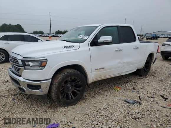 2020 Ram 1500 Laramie with VIN 1C6RREDT4LN121272, listed as a Copart auction lot 54503725 with 103,706 mi miles and Clean title. Bid and sale history available at DreamBid. Image 1.