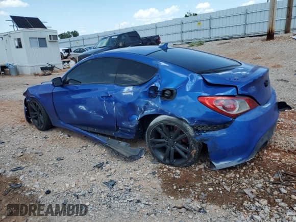 ✅ 2010 Hyundai Genesis Coupe Track • VIN: KMHHU6KH4AU027317 • Lot: 69113115. Listed on Copart with 266,020 mi. Free auction sales archive from the USA and detailed vehicle history report at DreamBid. Image 2.