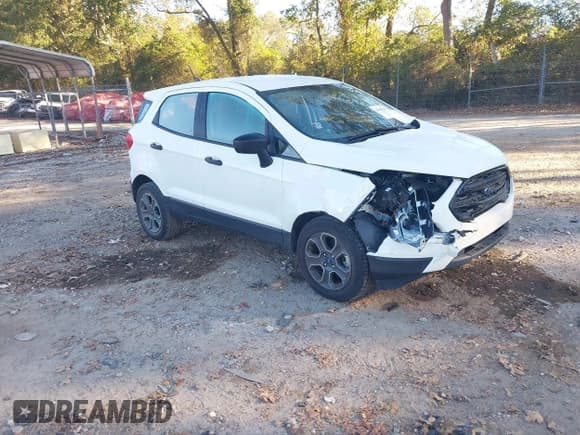 ✅ 2021 Ford EcoSport S • VIN: MAJ3S2FE5MC440845 • Лот: 43450178. Опубликован ранее на IAAI с пробегом 26 534 миль. Бесплатный доступ к архиву аукционных продаж из США и подробный отчёт об истории автомобиля на DreamBid. Изображение 1.