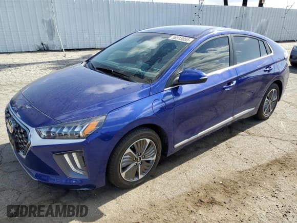 ✅ 2022 Hyundai Ioniq SEL • VIN: KMHC75LD3NU264961 • Lot: 56513055. Listed on Copart with 5,035 mi. Free auction sales archive from the USA and detailed vehicle history report at DreamBid. Image 1.