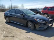 ✅ 2017 Hyundai Sonata Sport • VIN: 5NPE34AF9HH467178 • Лот: 44849593. Опубликован ранее на Copart с пробегом 76 877 миль. Бесплатный доступ к архиву аукционных продаж из США и подробный отчёт об истории автомобиля на DreamBid. Изображение 4.