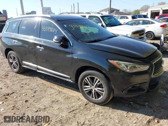 ✅ 2016 Infiniti QX60 • VIN: 5N1AL0MM5GC512110 • Lot: 43399024. Wystawiony na IAAI z przebiegiem 105 802 mil. Bezpłatny archiwum sprzedaży aukcyjnych z USA i szczegółowy raport historii pojazdu na DreamBid. Zdjęcie 1.