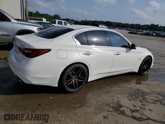 ✅ 2020 Infiniti Q50 Red Sport 400 • VIN: JN1FV7AP4LM630040 • Lot: 53489304. Listed on Copart with 38,338 mi. Free auction sales archive from the USA and detailed vehicle history report at DreamBid. Image 3.