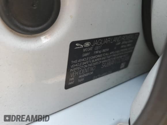 ✅ 2018 Jaguar XF • VIN: SAJBM4FV7JCY53486 • Lot: 60247803. Listed on Copart with 67,152 mi. Free auction sales archive from the USA and detailed vehicle history report at DreamBid. Image 13.