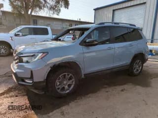 ✅ 2024 Honda Passport TrailSport • VIN: 5FNYF8H68RB009844 • Lot: 66170305. Wystawiony na Copart z przebiegiem 10 883 mil. Bezpłatny archiwum sprzedaży aukcyjnych z USA i szczegółowy raport historii pojazdu na DreamBid. Zdjęcie 1.