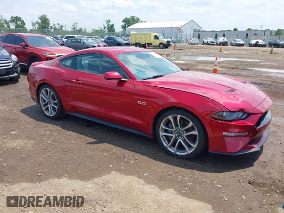 ✅ 2020 Ford Mustang GT • VIN: 1FA6P8CF7L5191661 • Lot: 42464094. Listed on IAAI with Not provided. Free auction sales archive from the USA and detailed vehicle history report at DreamBid. Image 1.