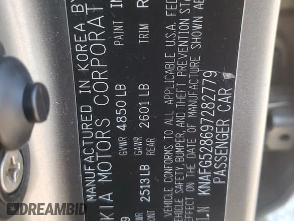 ✅ 2009 Kia Rondo LX • VIN: KNAFG528697282779 • Лот: 58926614. Опубликован ранее на Copart с пробегом 115 355 миль. Бесплатный доступ к архиву аукционных продаж из США и подробный отчёт об истории автомобиля на DreamBid. Изображение 13.