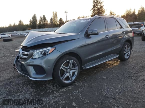 ✅ 2017 Mercedes-Benz GLE 350 • VIN: 4JGDA5HBXHA831704 • Lot: 92461805. Listed on Copart with 168,241 mi. Free auction sales archive from the USA and detailed vehicle history report at DreamBid. Image 1.