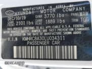 ✅ 2020 Hyundai Venue SEL • VIN: KMHRC8A30LU034311 • Lot: 49376155. Listed on Copart with 19,567 mi. Free auction sales archive from the USA and detailed vehicle history report at DreamBid. Image 15.