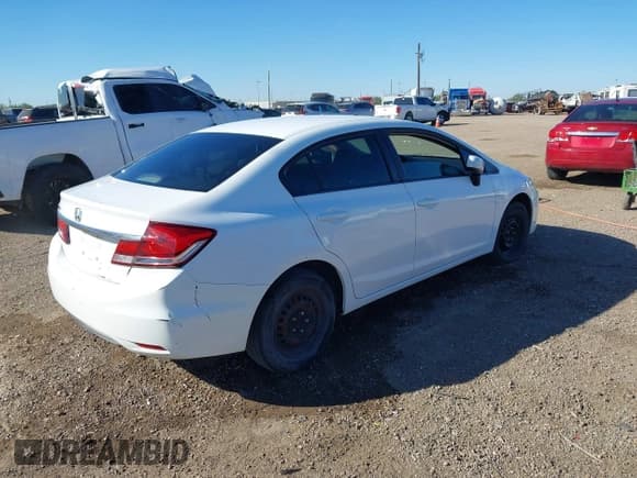 ✅ 2015 Honda Civic LX • VIN: 19XFB2F52FE009804 • Lot: 43593794. Listed on IAAI with 234,078 mi. Free auction sales archive from the USA and detailed vehicle history report at DreamBid. Image 4.
