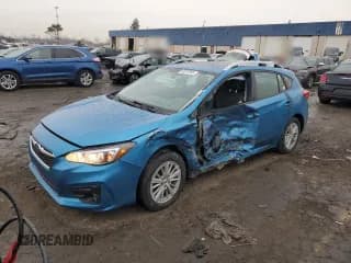 ✅ 2018 Subaru Impreza Premium • VIN: 4S3GTAD61J3717727 • Lot: 92515905. Listed on Copart with 123,725 mi. Free auction sales archive from the USA and detailed vehicle history report at DreamBid. Image 1.