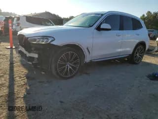 ✅ 2022 BMW X3 sDrive30i • VIN: WBX47DP06NN172010 • Lot: 84369745. Listed on Copart with 27,217 mi. Free auction sales archive from the USA and detailed vehicle history report at DreamBid. Image 1.