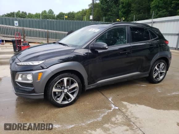2018 Hyundai Kona Ultimate with VIN KM8K53A5XJU094450, listed as a Copart auction lot 57766165 with 104,797 mi miles and Clean title. Bid and sale history available at DreamBid. Image 1.