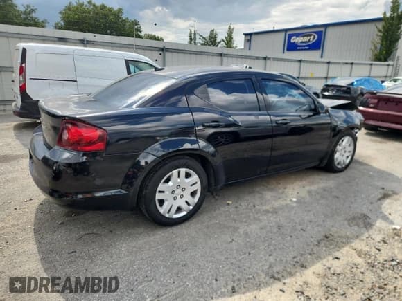 ✅ 2012 Dodge Avenger SE • VIN: 1C3CDZAB7CN227588 • Лот: 64548535. Опубликован ранее на Copart с пробегом 190 358 миль. Бесплатный доступ к архиву аукционных продаж из США и подробный отчёт об истории автомобиля на DreamBid. Изображение 3.