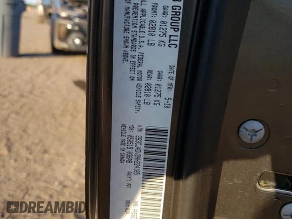 ✅ 2010 Dodge Challenger SE • VIN: 2B3CJ4DV2AH224165 • Lot: 86441074. Wystawiony na Copart z przebiegiem 215 386 mil. Bezpłatny archiwum sprzedaży aukcyjnych z USA i szczegółowy raport historii pojazdu na DreamBid. Zdjęcie 13.