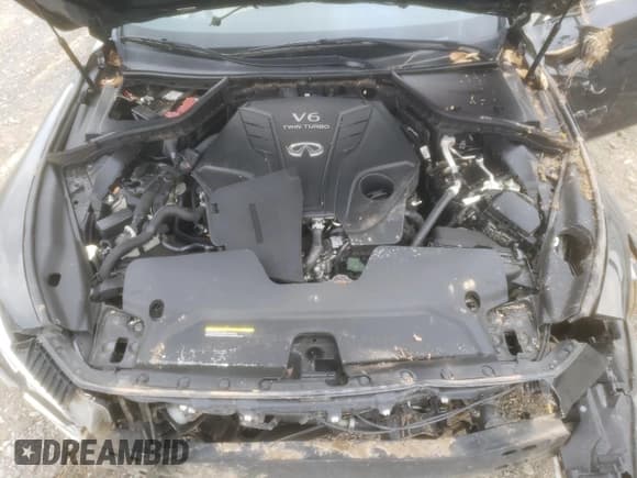✅ 2020 Infiniti Q50 Red Sport 400 • VIN: JN1FV7AP6LM630007 • Lot: 52964315. Listed on Copart with Not provided. Free auction sales archive from the USA and detailed vehicle history report at DreamBid. Image 12.