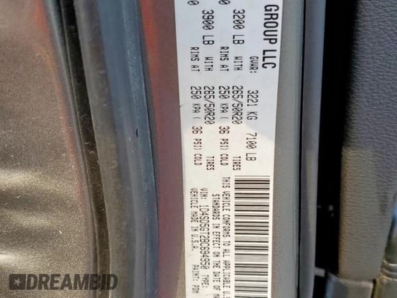 ✅ 2011 Dodge Durango Citadel • VIN: 1D4SD5GT2BC694950 • Lot: 61565815. Listed on Copart with 212,170 mi. Free auction sales archive from the USA and detailed vehicle history report at DreamBid. Image 13.