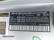 ✅ 2022 Mercedes-Benz C 300 • VIN: W1KWJ8DB7NG115264 • Lot: 41353889. Listed on IAAI with 24,361 mi. Free auction sales archive from the USA and detailed vehicle history report at DreamBid. Image 9.