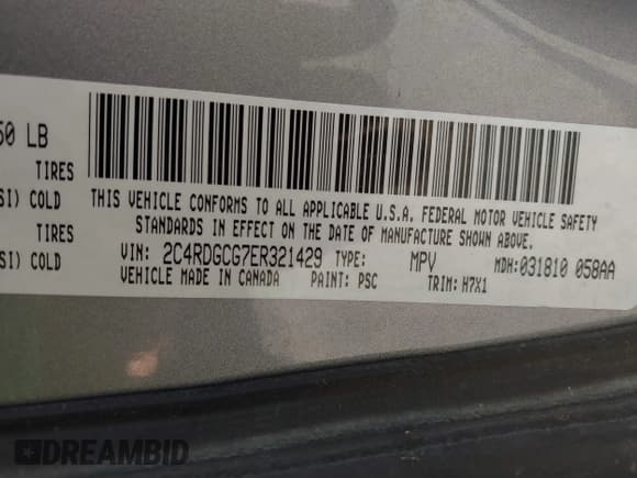 ✅ 2014 Dodge Grand Caravan SXT • VIN: 2C4RDGCG7ER321429 • Lot: 43636691. Wystawiony na IAAI z przebiegiem 201 819 mil. Bezpłatny archiwum sprzedaży aukcyjnych z USA i szczegółowy raport historii pojazdu na DreamBid. Zdjęcie 9.