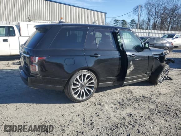 ✅ 2019 Land Rover Range Rover • VIN: SALGS2RE9KA556896 • Lot: 43109495. Listed on Copart with 37,710 mi. Free auction sales archive from the USA and detailed vehicle history report at DreamBid. Image 3.