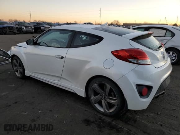✅ 2013 Hyundai Veloster Turbo • VIN: KMHTC6AE8DU084094 • Lot: 83704144. Wystawiony na Copart z przebiegiem 118 427 mil. Bezpłatny archiwum sprzedaży aukcyjnych z USA i szczegółowy raport historii pojazdu na DreamBid. Zdjęcie 2.