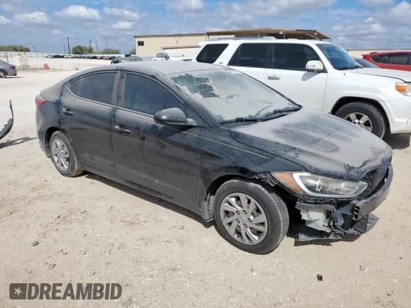 2017 Hyundai Elantra SE with VIN KMHD74LF0HU311447, listed as a Copart auction lot 85121675 with Not provided miles and Salvage title. Bid and sale history available at DreamBid. Image 4.