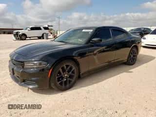 2020 Dodge Charger SXT z VIN 2C3CDXBG4LH199594, wystawiony jako Copart lot #64678225 z przebiegiem 46 503 mil mil oraz Szkoda całkowita • Salvage title. Historia ofert i sprzedaży dostępna na DreamBid. Obrazek 1.
