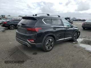 2020 Hyundai Santa Fe Limited z VIN 5NMS53AA3LH254826, wystawiony jako Copart lot #85717075 z przebiegiem 46 949 mil mil oraz Nie do naprawy • Non repairable. Historia ofert i sprzedaży dostępna na DreamBid. Obrazek 3.