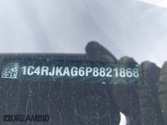 ✅ 2023 Jeep Grand Cherokee Altitude • VIN: 1C4RJKAG6P8821868 • Lot: 43274787. Listed on IAAI with 5,962 mi. Free auction sales archive from the USA and detailed vehicle history report at DreamBid. Image 9.