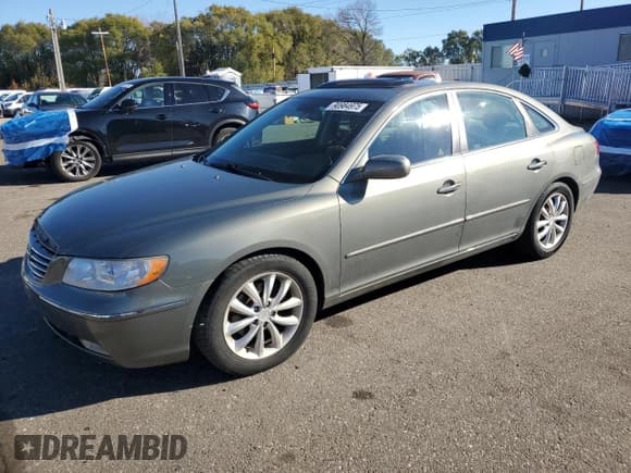 ✅ 2006 Hyundai Azera SE • VIN: KMHFC46F56A101134 • Lot: 90984975. Wystawiony na Copart z przebiegiem 91 697 mil. Bezpłatny archiwum sprzedaży aukcyjnych z USA i szczegółowy raport historii pojazdu na DreamBid. Zdjęcie 1.