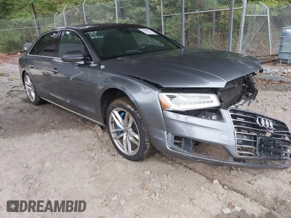 ✅ 2015 Audi A8 4.0T • VIN: WAU32AFD7FN019029 • Lot: 43455517. Wystawiony na IAAI z przebiegiem 91 576 mil. Bezpłatny archiwum sprzedaży aukcyjnych z USA i szczegółowy raport historii pojazdu na DreamBid. Zdjęcie 1.