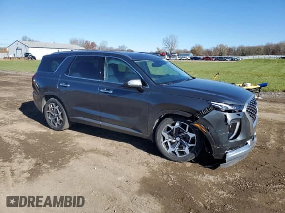 ✅ 2021 Hyundai Palisade Calligraphy • VIN: KM8R7DHE7MU312515 • Лот: 79095094. Опубликован ранее на Copart с пробегом 57 356 миль. Бесплатный доступ к архиву аукционных продаж из США и подробный отчёт об истории автомобиля на DreamBid. Изображение 4.