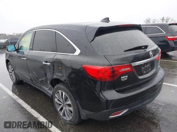 ✅ 2015 Acura MDX Technology • VIN: 5FRYD4H40FB018867 • Лот: 41858585. Опубликован ранее на IAAI с пробегом 128 614 миль. Бесплатный доступ к архиву аукционных продаж из США и подробный отчёт об истории автомобиля на DreamBid. Изображение 3.