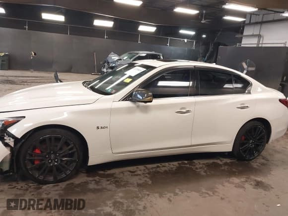 ✅ 2020 Infiniti Q50 Red Sport 400 • VIN: JN1FV7AR9LM660314 • Lot: 42220029. Listed on IAAI with 65,779 mi. Free auction sales archive from the USA and detailed vehicle history report at DreamBid. Image 14.