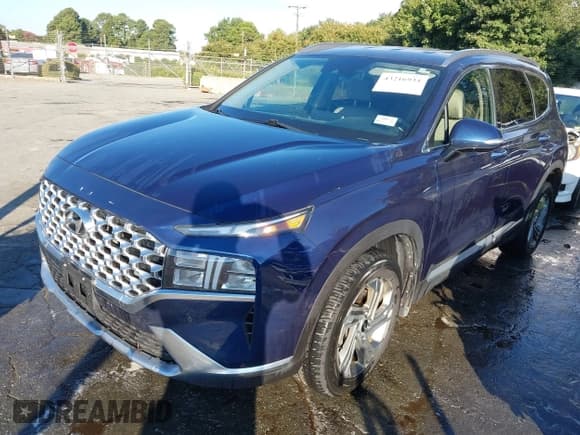 ✅ 2021 Hyundai Santa Fe SEL • VIN: 5NMS64AJ6MH351233 • Lot: 43216934. Listed on IAAI with 54,308 mi. Free auction sales archive from the USA and detailed vehicle history report at DreamBid. Image 18.