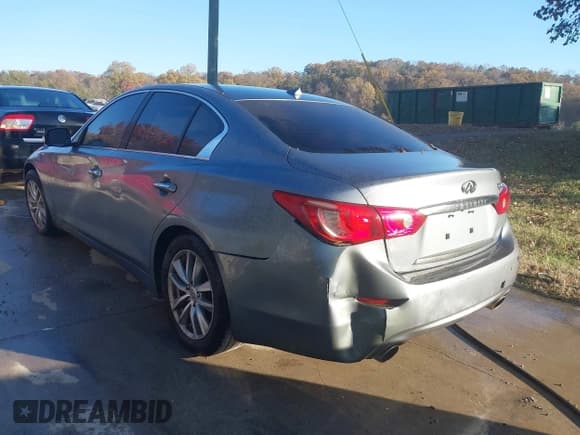✅ 2014 Infiniti Q50 Premium • VIN: JN1BV7AP7EM682540 • Lot: 43693093. Wystawiony na IAAI z przebiegiem 121 733 mil. Bezpłatny archiwum sprzedaży aukcyjnych z USA i szczegółowy raport historii pojazdu na DreamBid. Zdjęcie 3.