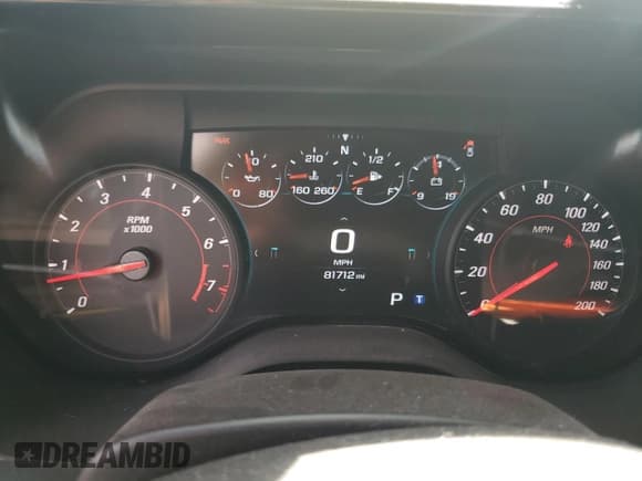 ✅ 2018 Chevrolet Camaro 1SS • VIN: 1G1FF1R72J0141239 • Лот: 53430695. Опубликован ранее на Copart с пробегом 81 712 миль. Бесплатный доступ к архиву аукционных продаж из США и подробный отчёт об истории автомобиля на DreamBid. Изображение 9.