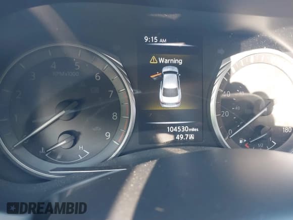 ✅ 2020 Infiniti Q50 Red Sport 400 • VIN: JN1FV7AR8LM660823 • Lot: 40322341. Listed on IAAI with 104,530 mi. Free auction sales archive from the USA and detailed vehicle history report at DreamBid. Image 7.