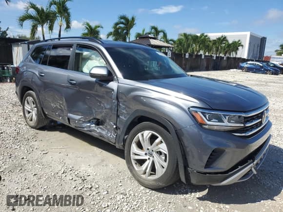 ✅ 2021 Volkswagen Atlas SE • VIN: 1V2HP2CA1MC600947 • Лот: 80543345. Опубликован ранее на Copart с пробегом 44 997 миль. Бесплатный доступ к архиву аукционных продаж из США и подробный отчёт об истории автомобиля на DreamBid. Изображение 4.