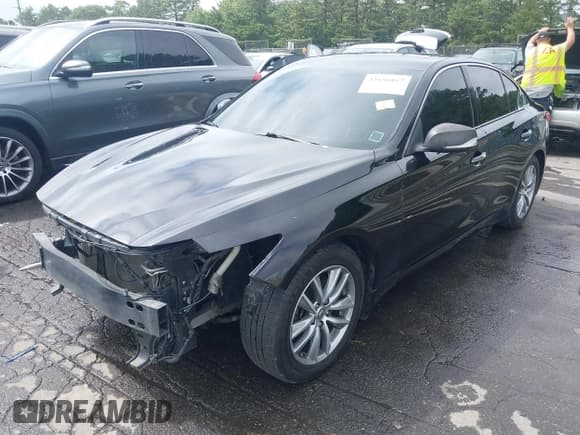 ✅ 2014 Infiniti Q50 • VIN: JN1BV7AP1EM677429 • Lot: 42656857. Listed on IAAI with 168,519 mi. Free auction sales archive from the USA and detailed vehicle history report at DreamBid. Image 19.