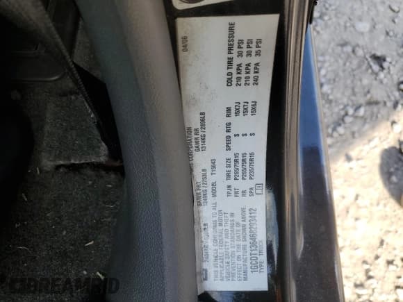 ✅ 2006 Chevrolet Colorado 1LT • VIN: 1GCDT136468293412 • Lot: 82910924. Wystawiony na Copart z przebiegiem 313 385 mil. Bezpłatny archiwum sprzedaży aukcyjnych z USA i szczegółowy raport historii pojazdu na DreamBid. Zdjęcie 14.