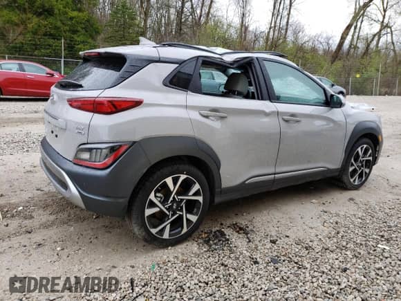 2023 Hyundai Kona Limited z VIN KM8K5CA31PU011043, wystawiony jako Copart lot #48028133 z przebiegiem 134 mil mil oraz . Historia ofert i sprzedaży dostępna na DreamBid. Obrazek 3.