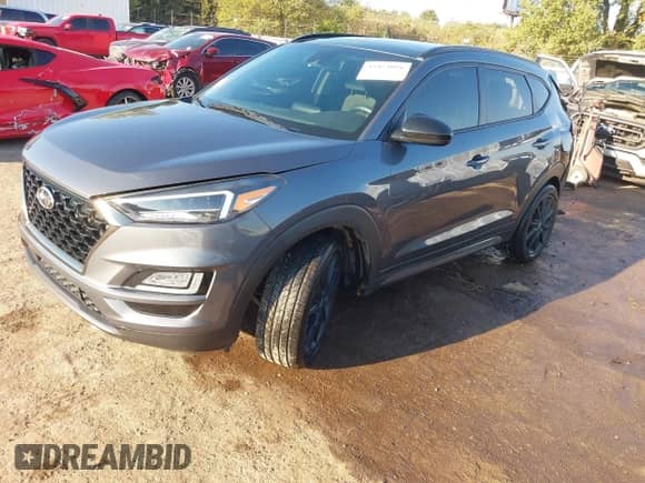 2019 Hyundai Tucson SEL z VIN KM8J33ALXKU981466, wystawiony jako IAAI lot #43454091 z przebiegiem 55 779 mil mil oraz . Historia ofert i sprzedaży dostępna na DreamBid. Obrazek 2.